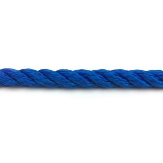 8mm 3 Strand Softline Multifilament Rope Royal Blue X 10 meter panjang